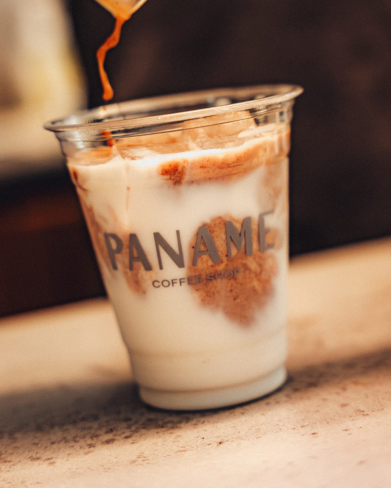 Iced latte Paname